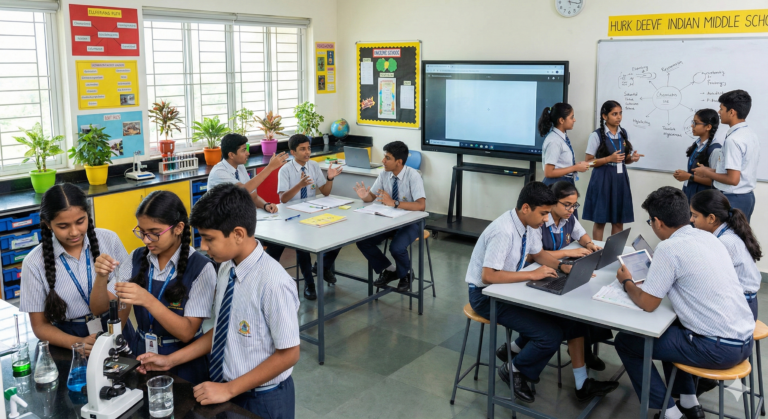 middle school Manikonda inquiry-based learning Hyderabad CBSE grades 6–8 school Alkapur
